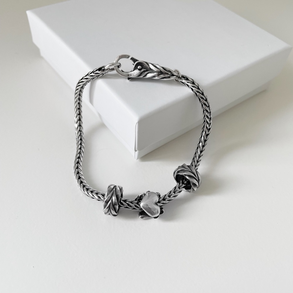 Trollbeads Bracelet | Foxtail Clasp | Foxtail Spacers